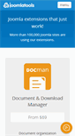Mobile Screenshot of joomlatools.com
